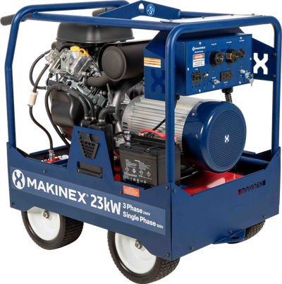 Makinex 23000W/24000W Generator 120V/240V Dual Phase Gas Vanguard 61G277 Engine Electric Start New