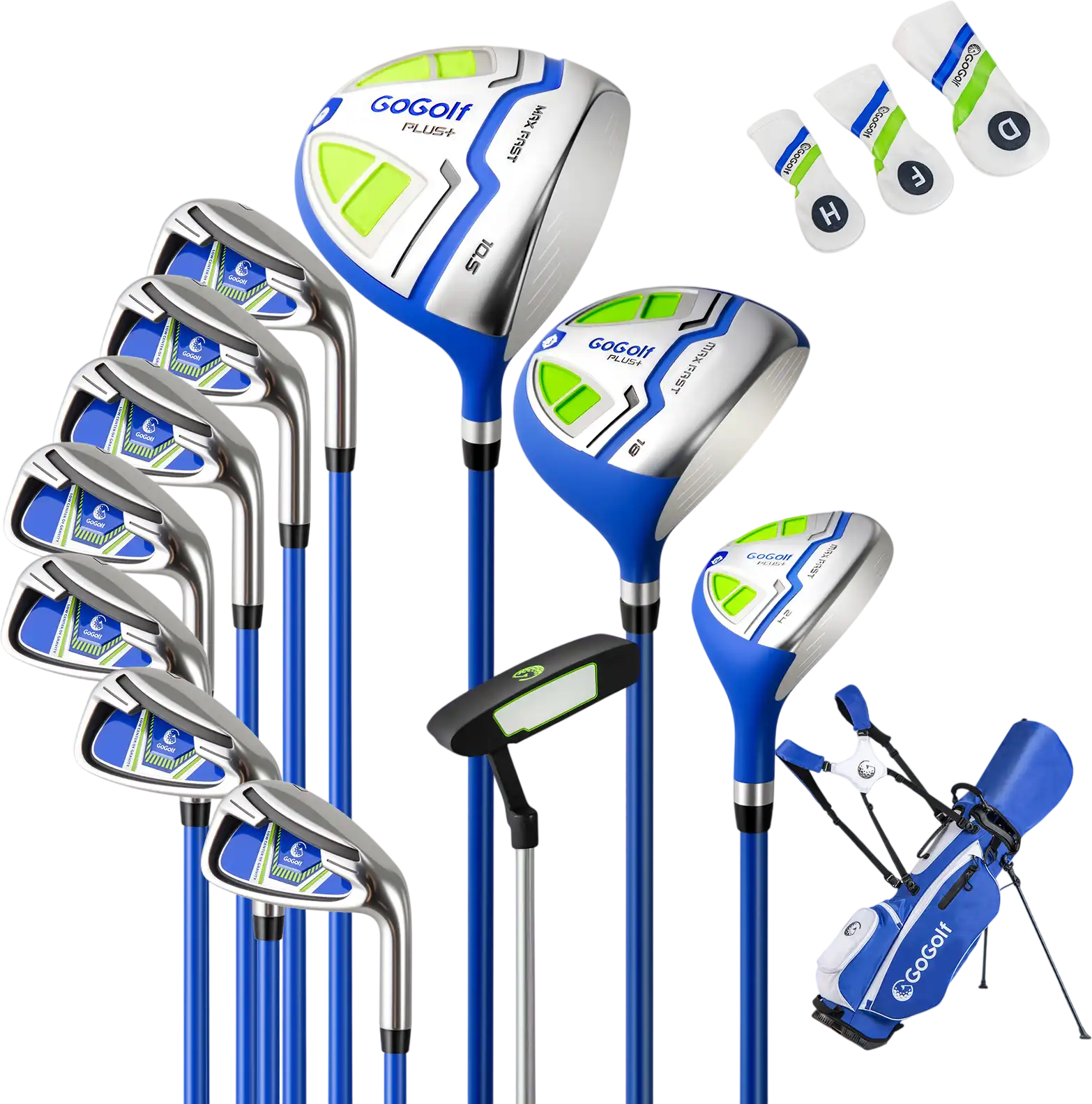 Costway Men's Complete Golf Club Set w/ Stand Bag Headcovers Putter 55651378 New