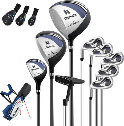 Costway Men's Left-Handed Complete Golf Club Set w/ Stand Bag 71421752 New