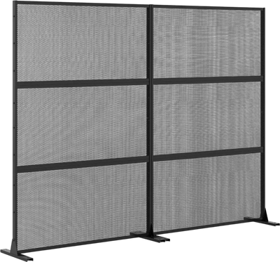 Costway Set of 2 Metal Privacy Screen Room Dividers 72