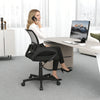 Mid-back mesh office chair with lumbar support, ergonomic design, and adjustable height for optimal comfort in a modern.