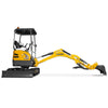 Mini Compact Excavator Kubota D902 Engine,  89" Max. Digging Depth, 1.7 Ton, 4145 LBS Operating Weight,  MEC17