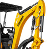 Mini Compact Excavator Kubota D902 Engine,  89" Max. Digging Depth, 1.7 Ton, 4145 LBS Operating Weight,  MEC17