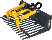 20'' Width Mini Skid Steer Rock Grapple Bucket