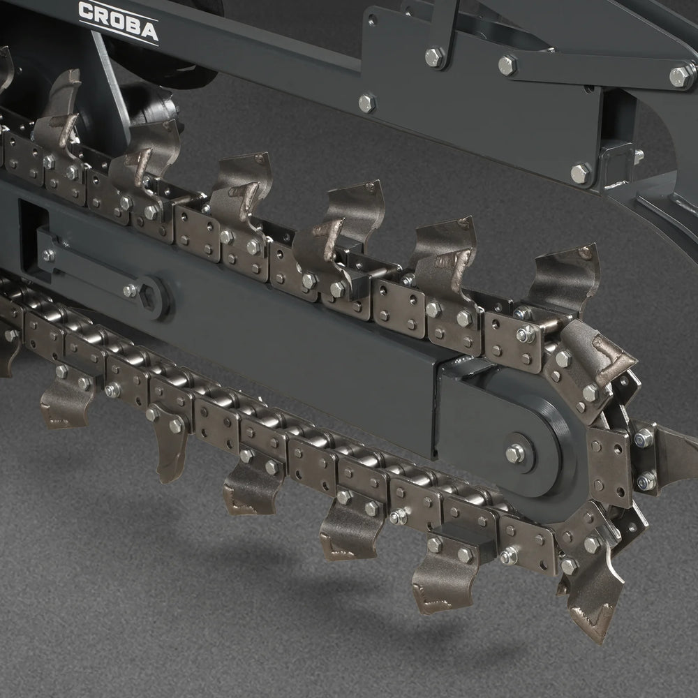 20'' Cutting Depth Mini Skid Steer Trencher