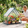 Mini Green House Metal Frame with Waterproof Bottom Mat and Wind Ropes-S - Gallery View 1 of 10