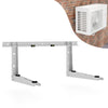 Mini split wall mounting bracket made of zinc-coated steel, designed for 12000-24000 BTU ductless AC units.