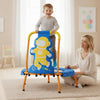 Mini Trampoline for Toddlers with Foam Padded Handle and Safety Padded Cover-Blue - Gallery View 1 of 10
