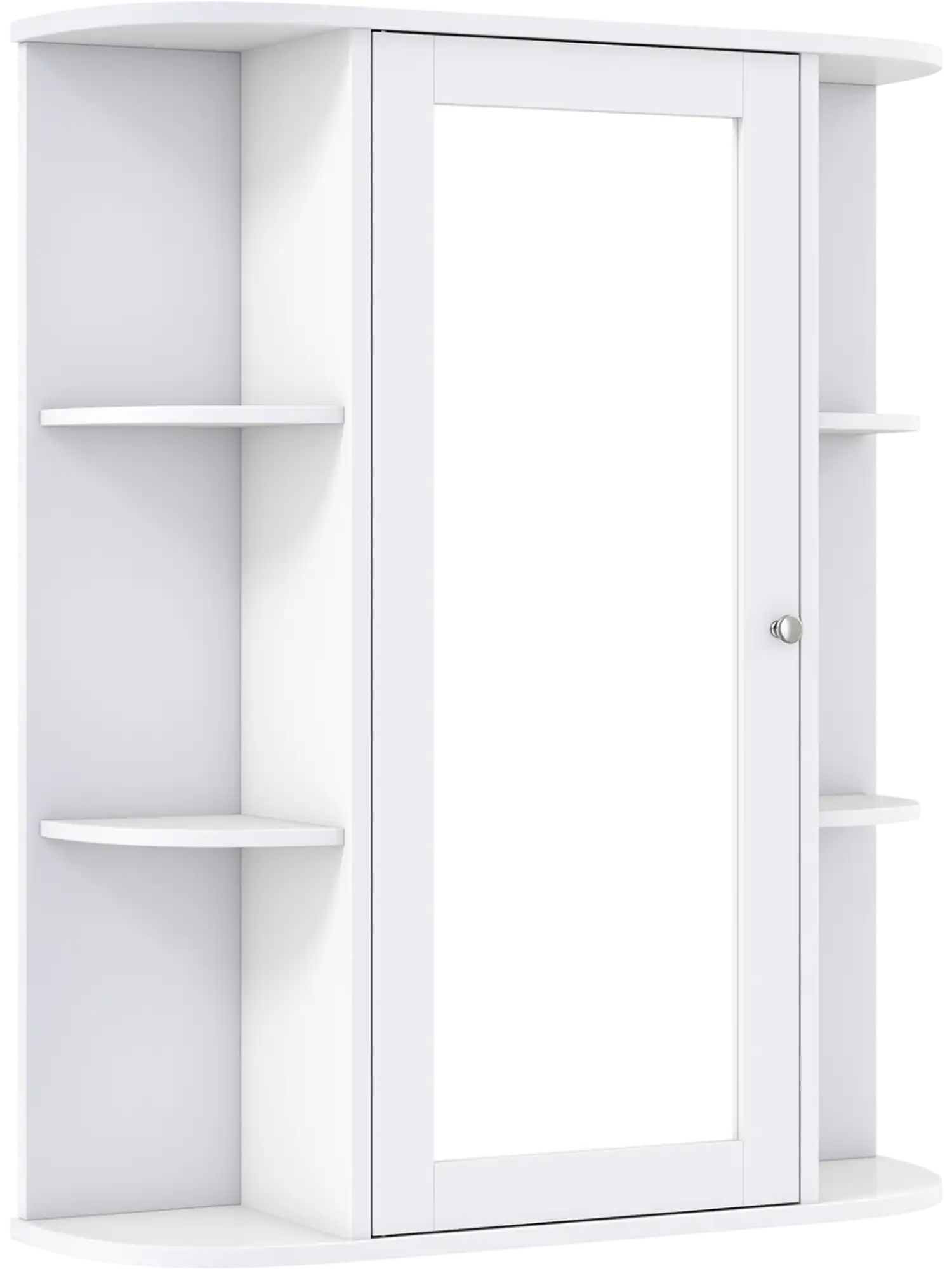 Costway Bathroom Wall Medicine Cabinet Mirror Door Adjustable Shelves 78354690 New
