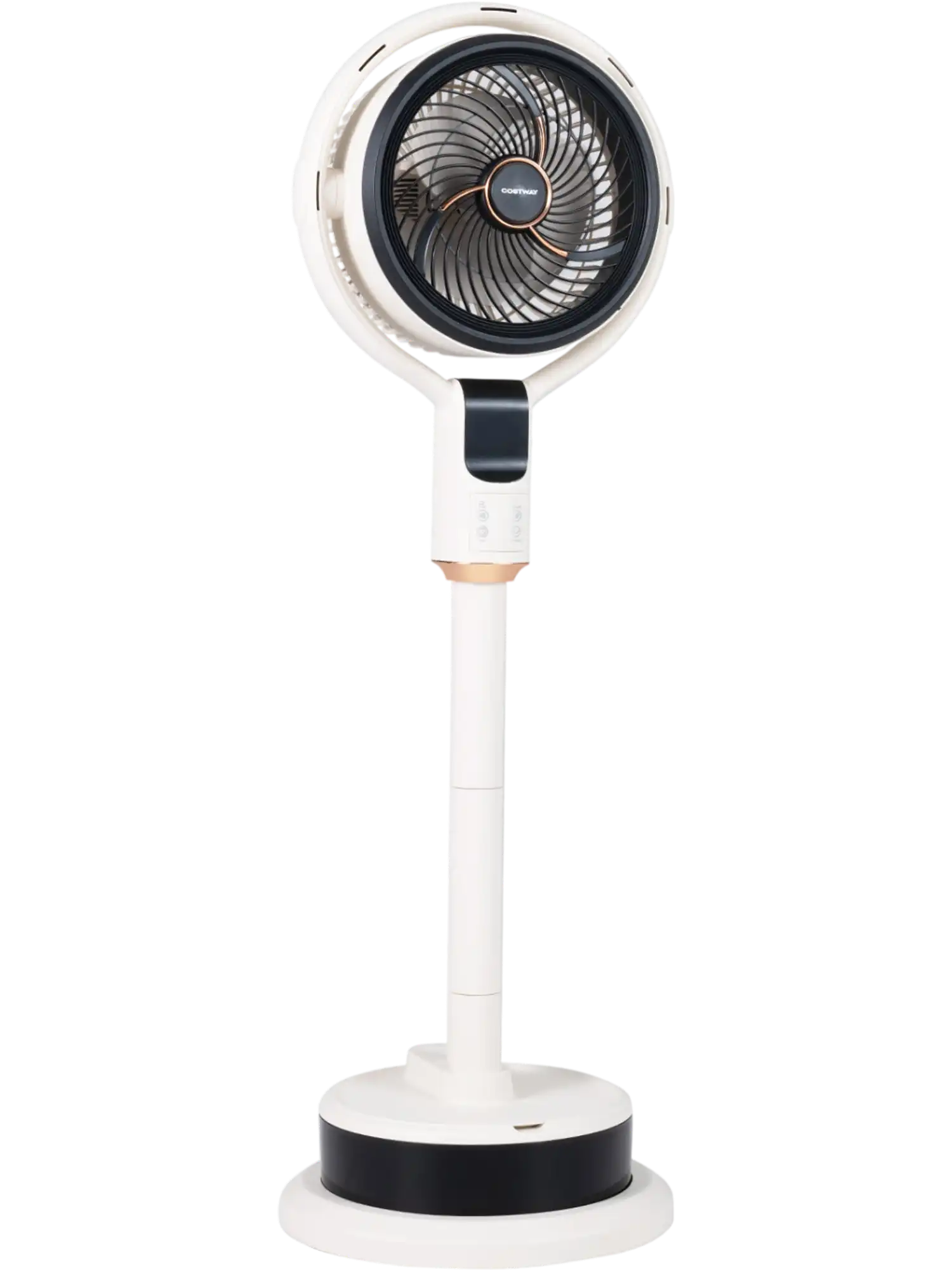 Costway Misting Pedestal Fan Air Circulator 90° Oscillation 8-Speed Floor Standing Fan 42015862 New