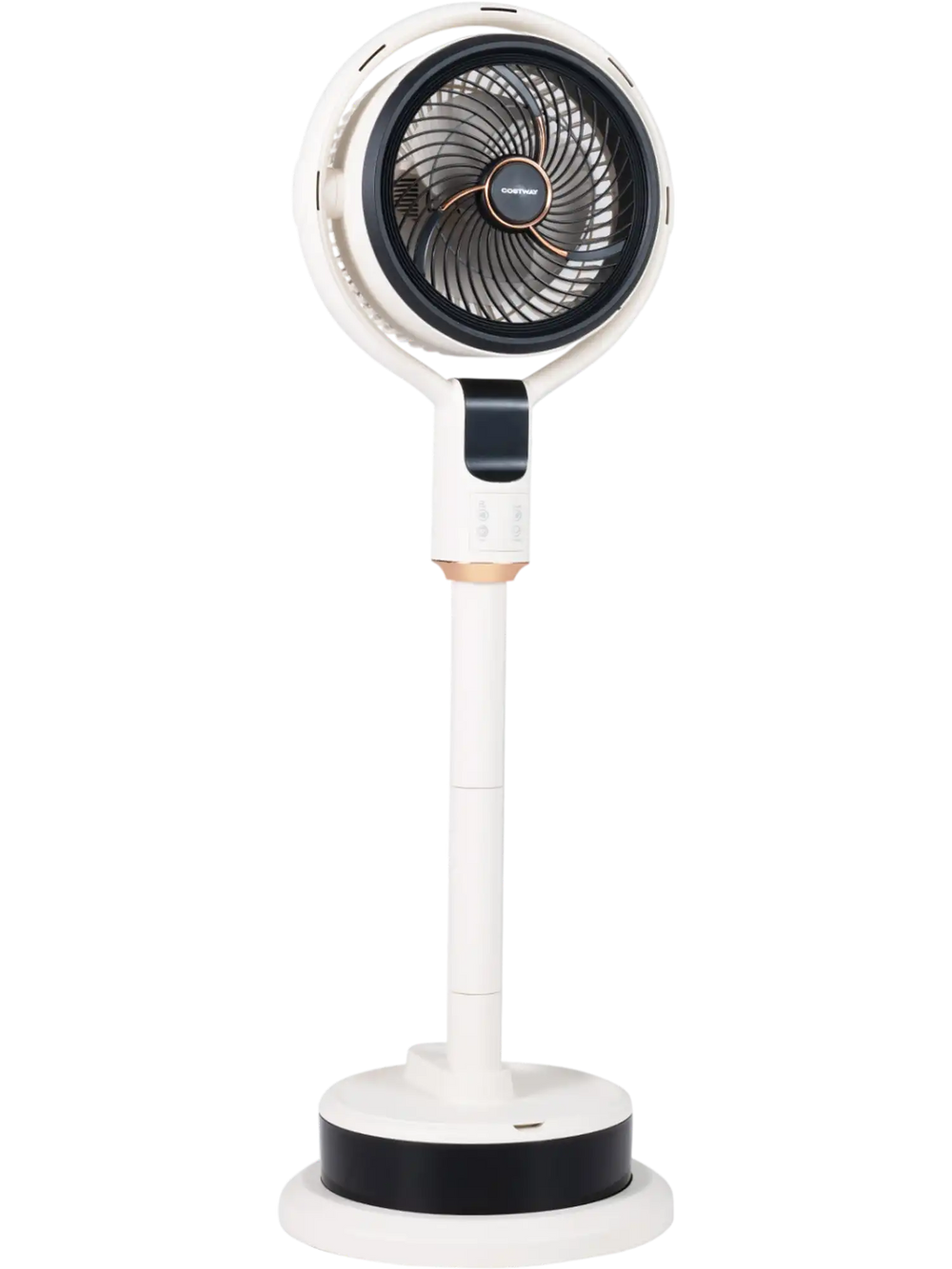 Misting Pedestal Fan Air Circulator with 90° Auto Oscillation Floor Standing Fan with 8 Speeds - Gallery View 1 of 11