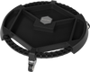 Mobile automotive tool creeper with a textured surface and four compartments, designed for easy access and organization.