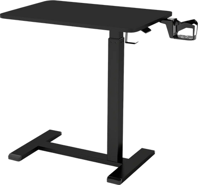 Costway Mobile Standing Desk Height Adjustable Overbed Bedside Table w/ Cup Holder 472936158 New
