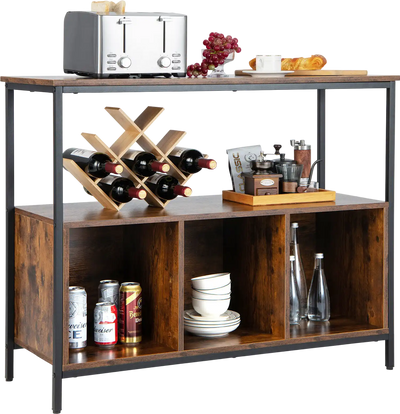 Costway Modern Kitchen Buffet Sideboard 3 Compartments 25497681 New