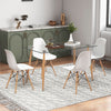 Costway Rectangle Dining Table Set 5 Pieces with 51" Glass Tabletop New