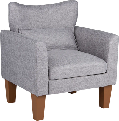 Costway Modern Accent Chair Removable Cushion Pillow Living Room 66483956 New