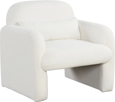 Costway Modern Accent Chair w/ Waist Pillow & Armrests 568192734 New
