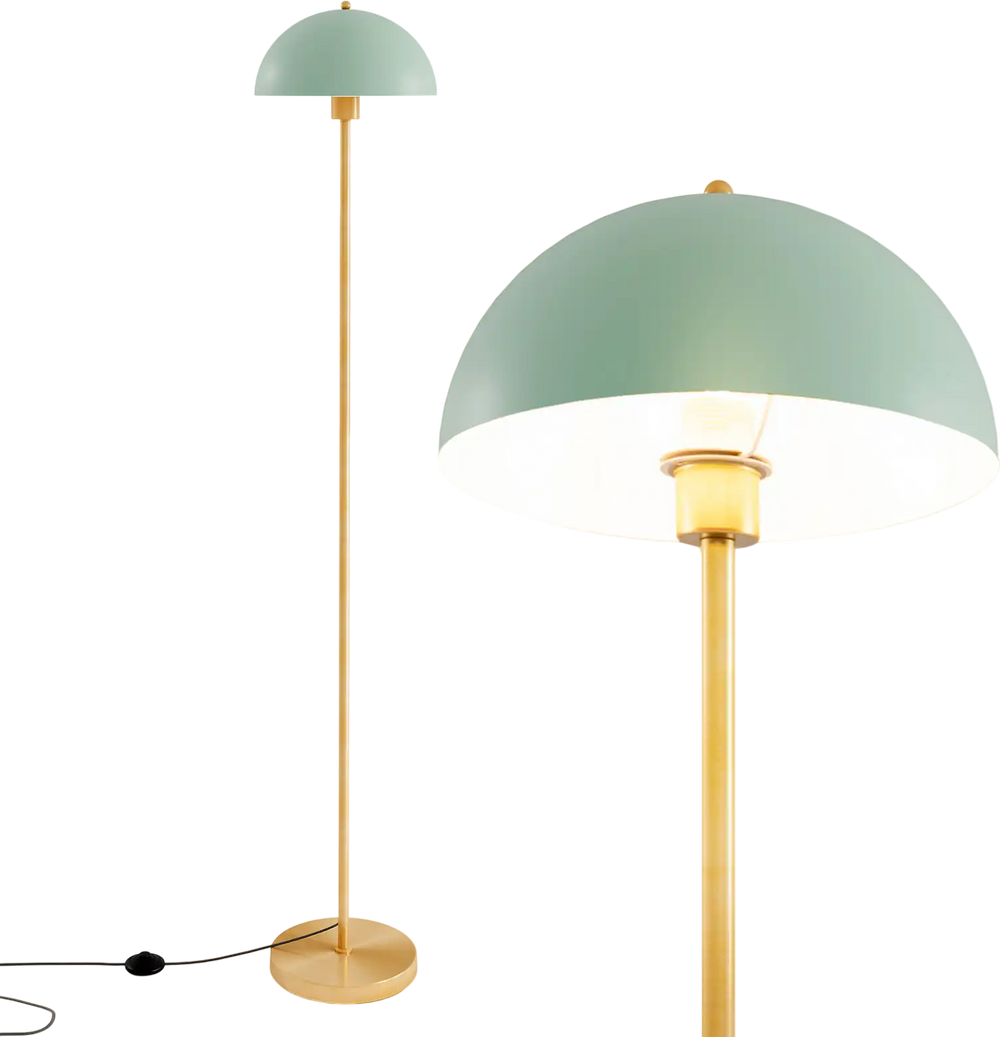 Modern Standing Lamp with Lamp Head and Foot Switch