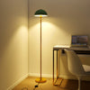 Modern standing lamp with adjustable head, foot switch, and anti-tipping base, perfect for living room or bedroom use.