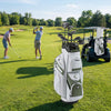 Molded Lock Top Golf Cart Bag with 14-Way Full Length Dividers and 11 Pockets-Green - Gallery View 1 of 8