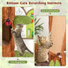 Multifunctional cat tree featuring sisal scratching panel and cozy condos for indoor cats, perfect for play and.