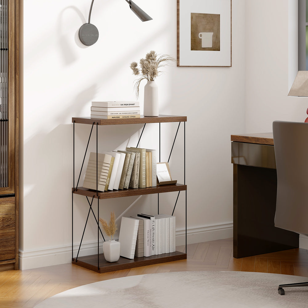 3-Tier Multipurpose Display Rack with Metal Frame - Gallery View 1 of 11