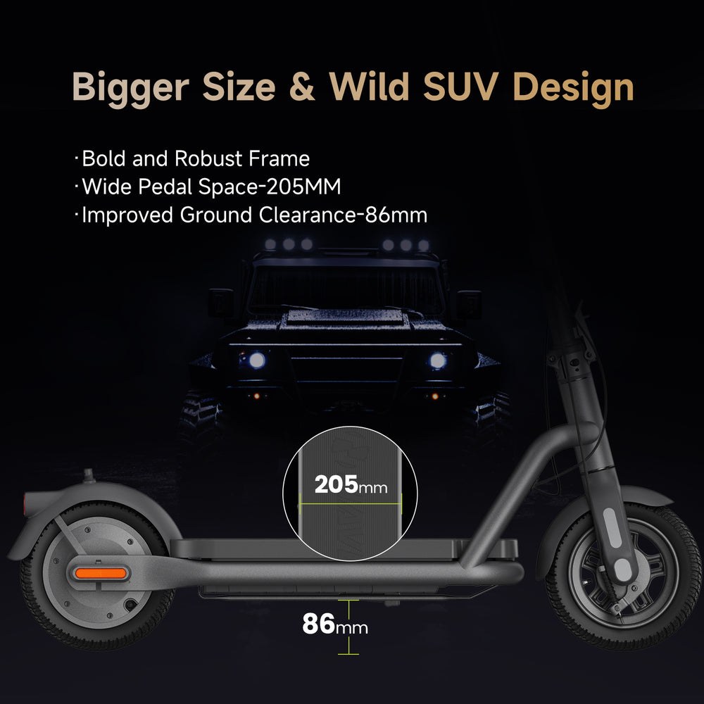Navee N65i Electric Scooter Offroad 25 MPH 40 Mile Max Range 1000W New