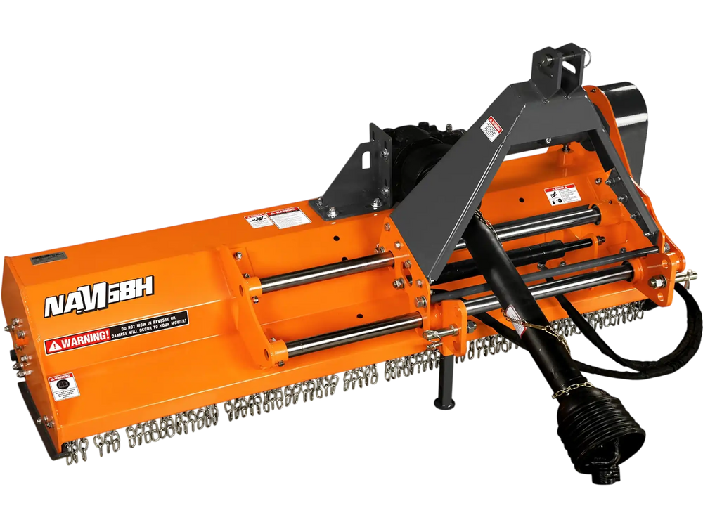 68" PTO Flail Mower with Hydraulic Side Shift 3 Point 30-60hp ,  NAM68H
