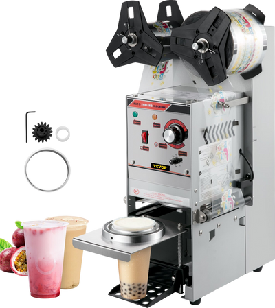 Vevor Cup Sealing Machine Semi-Automatic 300-500 Cups/Hour Fits 3.54