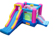 Inflatable Bounce House with Slides and Basketball Hoop (without Blower)