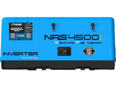 NPS 4500W RV Generator Gasoline Inverter EFI Air-Cooled Single Phase 120V Remote Start CARB NPS4500EFI New