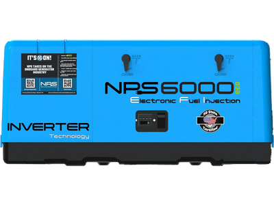 NPS 6000W RV Generator Gasoline EFI Inverter Air-Cooled Single Phase 120V Remote Start CARB NPS6000EFI New