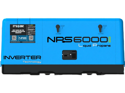 NPS 6000W RV Generator Propane Inverter Air-Cooled Single Phase 120V Remote Start CARB NPS6000LP New