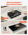 Vevor Built-In Electric Induction Cooktop 5-Burner 9200W Multi-Zone with Safety Features New