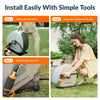 Giraffe Tools Ground Stake for Ground‑Mounted Retractable Hose Reel New