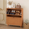 Narrow Shoe Cabinet with Adjustable and Removable Shelves for Entryway Foyer - Gallery View 3 of 9