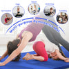 4-panel folding gymnastics mat in navy, featuring high-density foam, ideal for yoga, gymnastics, and home workouts.