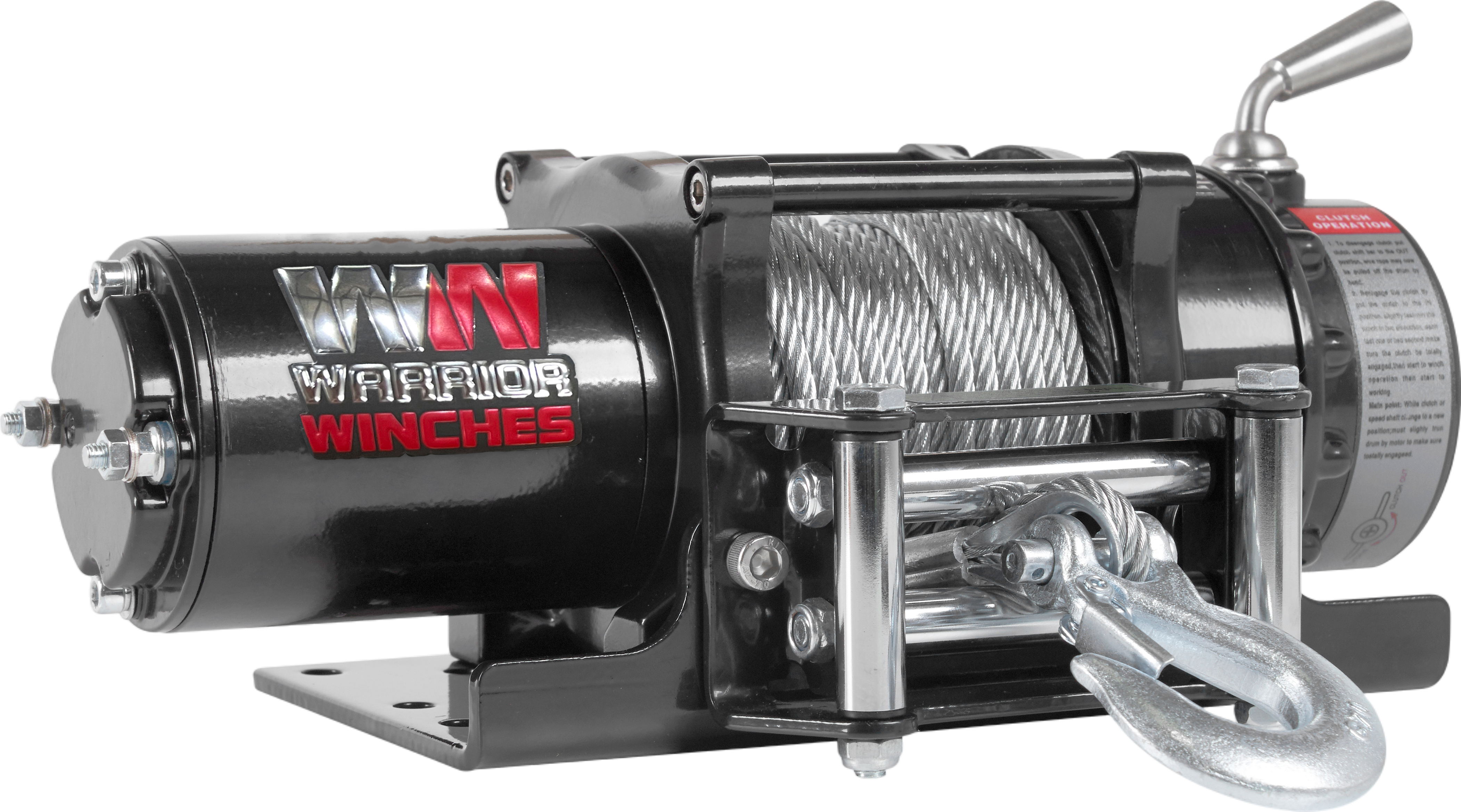 Warrior Winches Ninja Electric Winch 4500 Lbs 12-Volt Steel Rope New