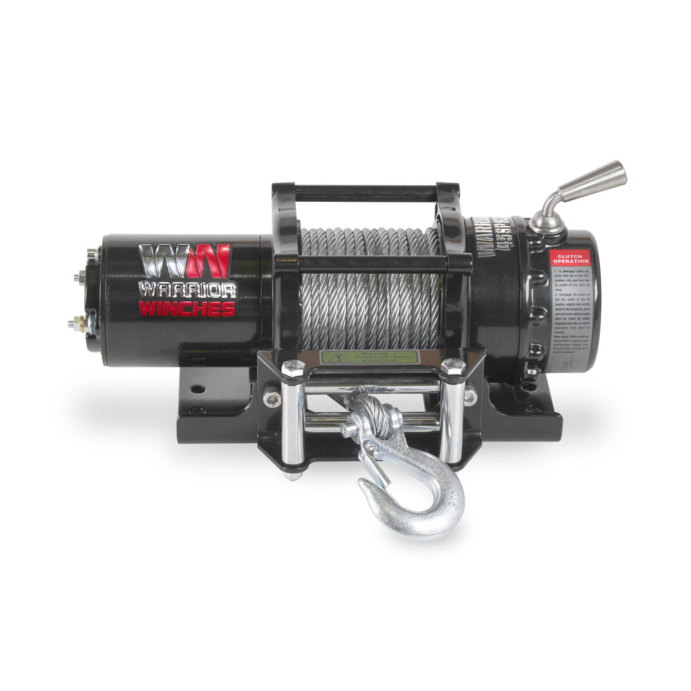Warrior Winches Ninja Electric Winch 4500 Lbs 12-Volt Steel Rope New