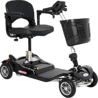 EV Rider Nomad Mobility Scooter 4 Wheel 260 lbs. Capacity 24V 10.3Ah Li-Ion Battery 4 MPH 10 Miles Open Box