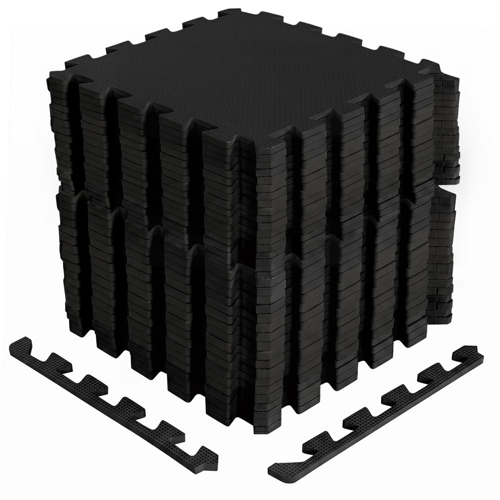 Non-Slip Protective Flooring for Living Room and Home Gym-Black - Gallery View 1 of 1