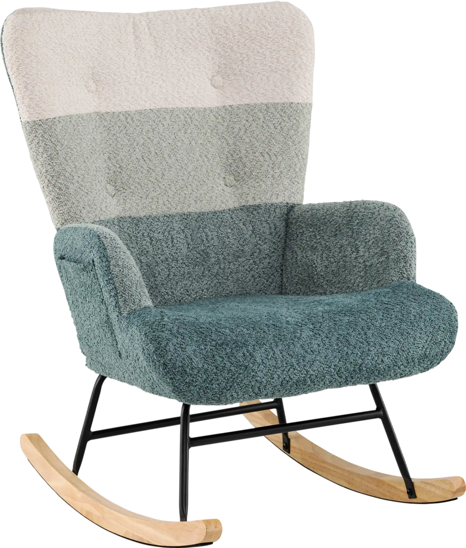 Costway Nursery Rocking Accent Chair High Back Ergonomic Armrests 47637619 New