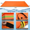 Costway Floating Water Pad 12' x 6' 3 Layer Anti-Puncture Non-Slip Mat New