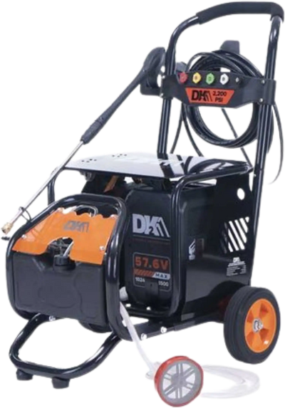 DK2 OPW480EV-K Pressure Washer with Battery and Charger 2200 PSI 2.4 GPM 57.6V Li-Ion Powered New