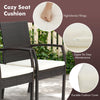 Cozy seat cushion with zipper detail on a wicker dining armchair, perfect for patio use and easy maintenance.