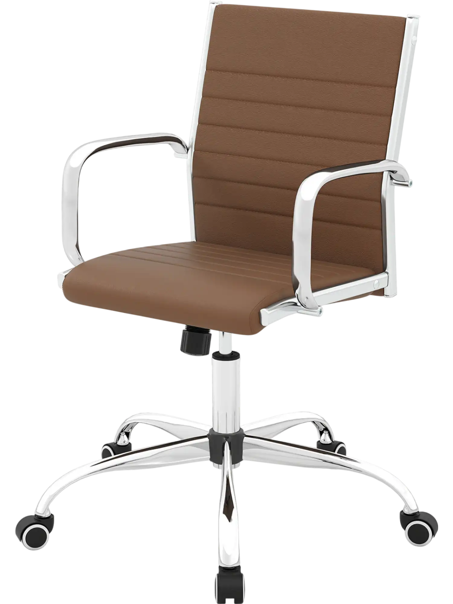 Costway Height Adjustable Office Conference Chair Rocking Backrest Armrests 27439575 New