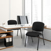 Office Chair with Metal Frame and Padded Cushions for Conference Room-Set of 2 - Gallery View 1 of 10