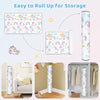 Reversible roll-up soft foam activity mat for toddlers featuring a vibrant unicorn design, perfect for safe playtime.