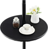 20 Inches Outdoor Adjustable Umbrella Table with 1.5 Inches Umbrella Hole