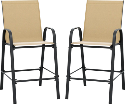 Costway Outdoor Bar Stools Set of 2 29